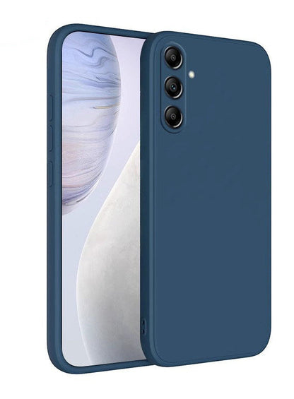 For Samsung Galaxy A06 Case, Navy Blue Silicone Cover