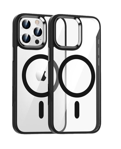 iPhone 14 Pro Magsafe Black Transparent Case