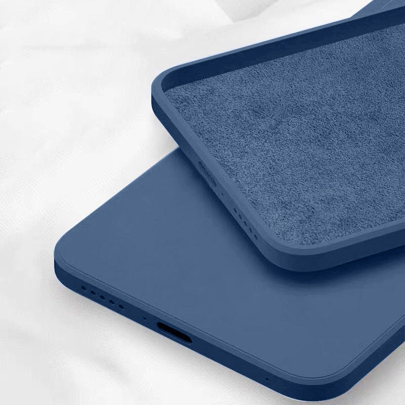 For Samsung Galaxy A06 Case, Navy Blue Silicone Cover