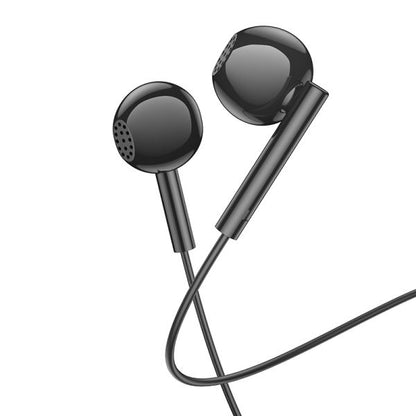 [2 Pack] Universal 3.5mm Audio Jack earphones with microphone - black