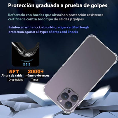 Crystal Clear Shockproof Drop Protection Phone Case For iPhone 14 Pro