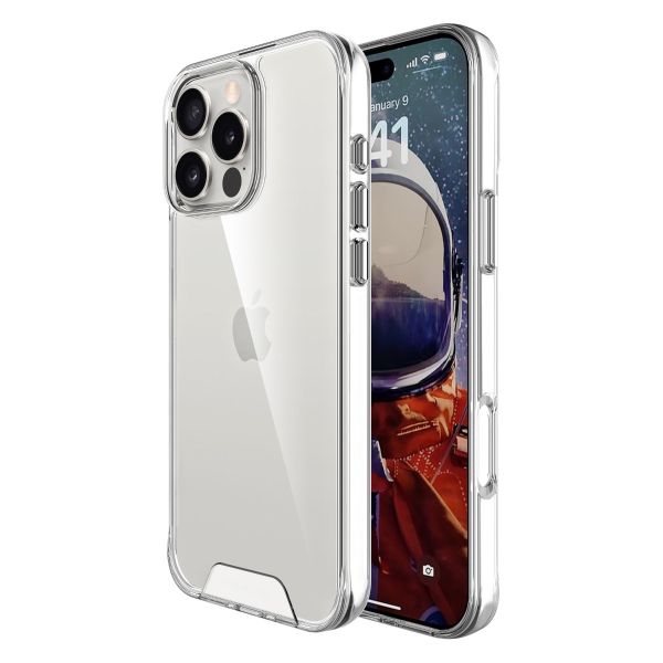 For iPhone 14 Pro Max clear Shockproof  Hard case +3x Screen Protectors