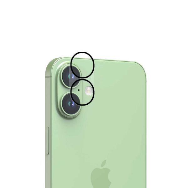 For iPhone 16 Tempered Glass Screen Protector + Camera Lens Protector