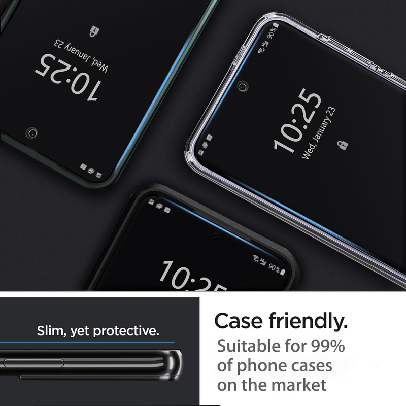 For Samsung Galaxy A55 Full Cover Tempered Glass Screen Protector 2-Pack