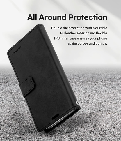Flip Wallet Case for iPhone Air -Black
