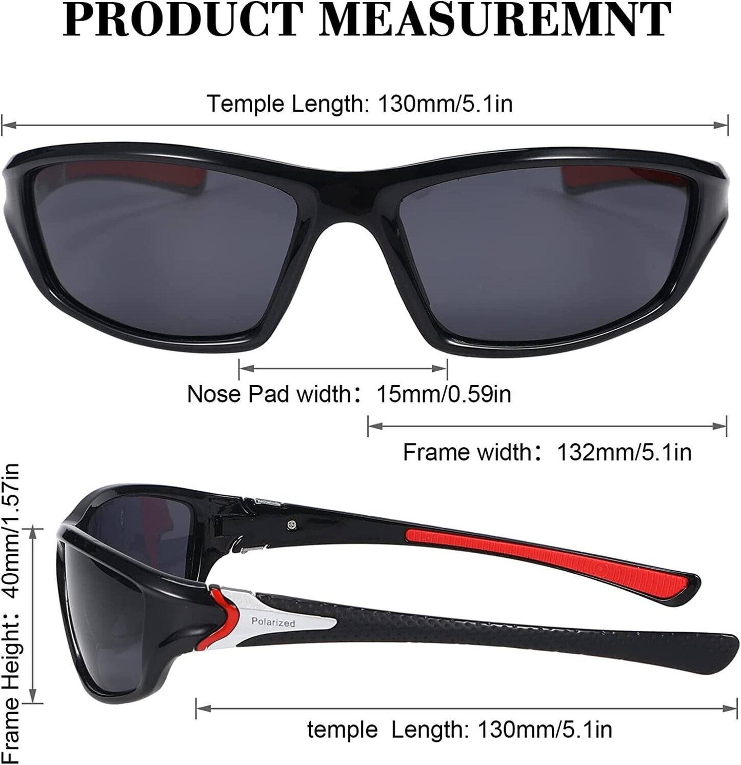 Sunglasses Polarized Glasses Sports Driving Fishing Eyewear Unisex