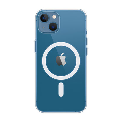iPhone 14 Plus MagSafe Shockproof Case-Clear Slim Cover