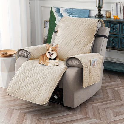 1pc Recliner Chair Cover Pad  for 1 Seater Sofa Slipcover