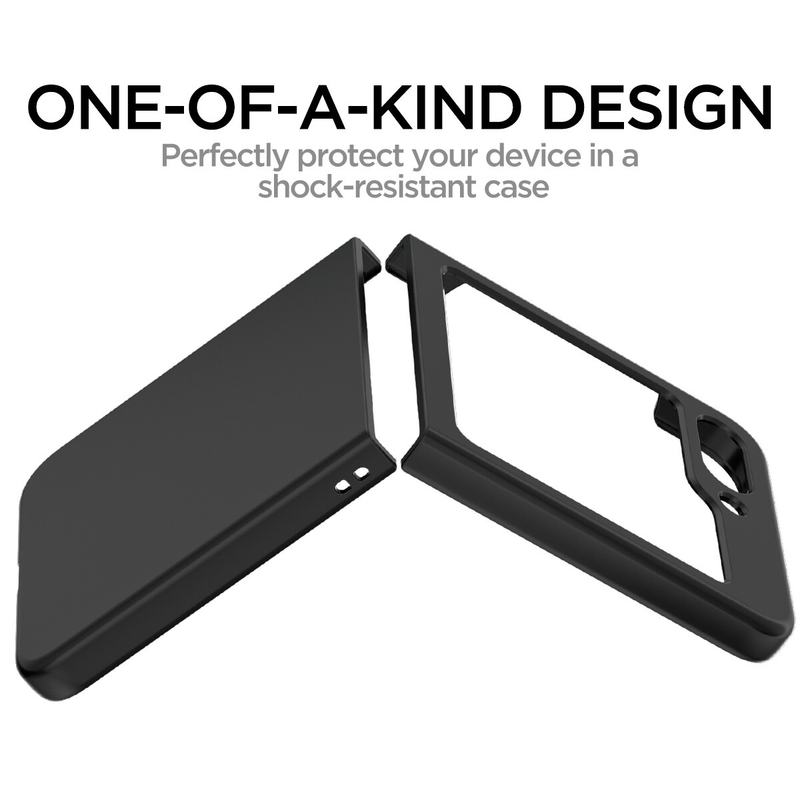 For Samsung Galaxy Z Flip 5 Shockproof  Tough case - Black