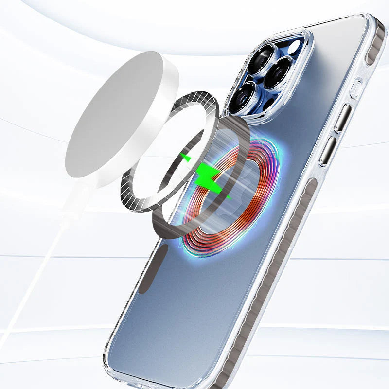 For iPhone 12 Pro Black Edge MagSafe Case