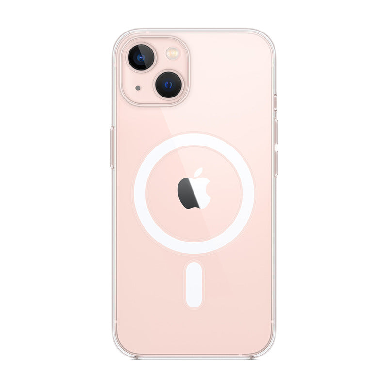 iPhone 14 Plus MagSafe Shockproof Case-Clear Slim Cover