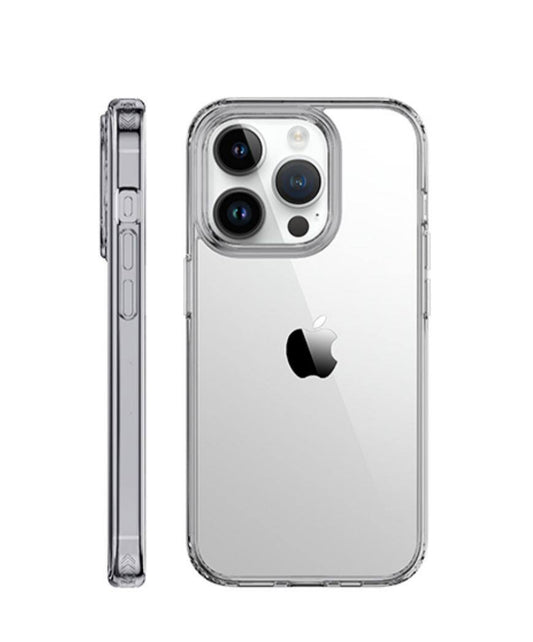 For iPhone 15 Pro Shockproof Transparent Case,Slim Protection
