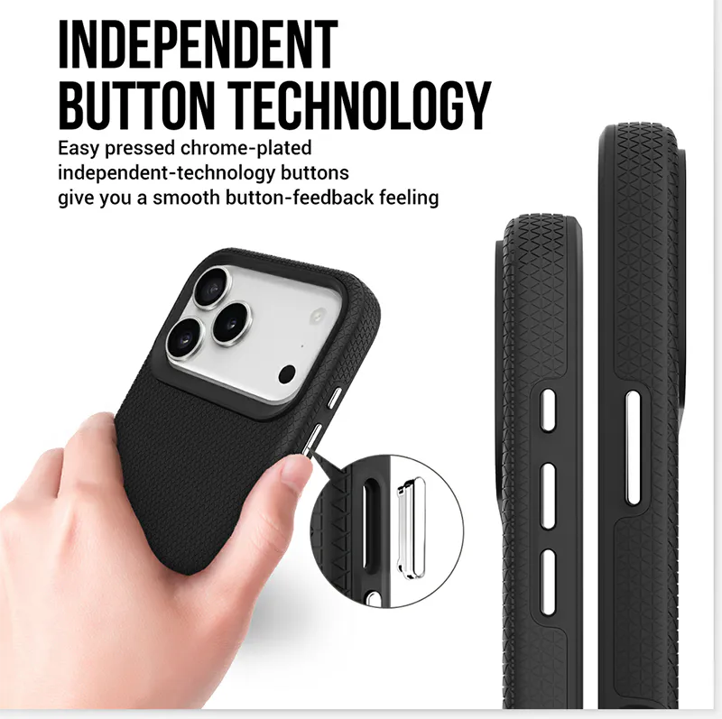 For iPhone 17 Pro  Shockproof Case Rugged Cover