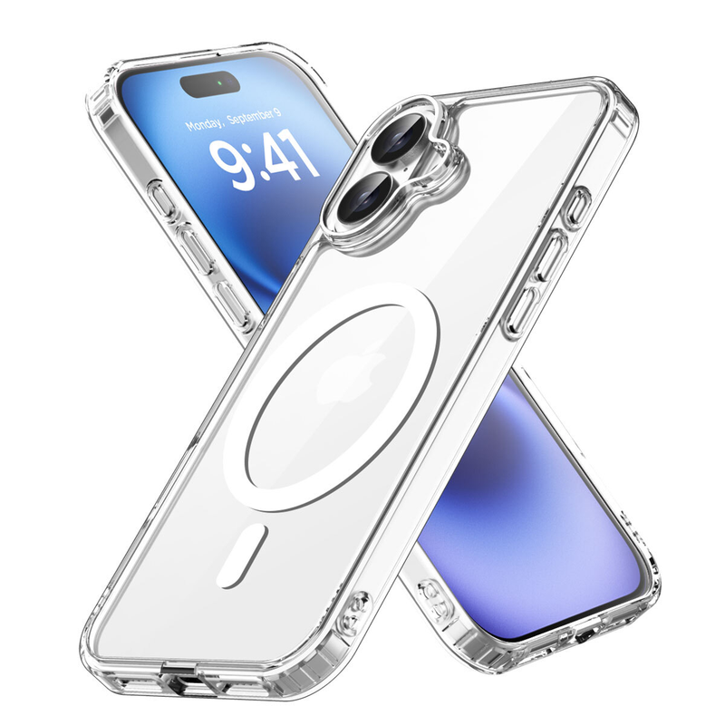 For iPhone 16 Magsafe Case Clear  Protective Cover