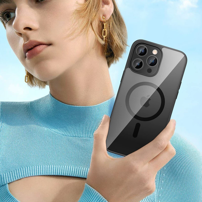 Slim Shockproof Case For  iPhone 16-Black