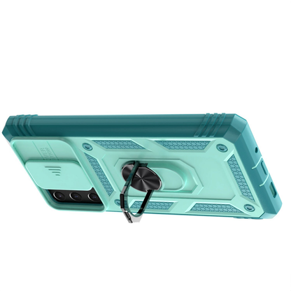 For Samsung Galaxy S21 FE 5G  Shockproof Case-Green