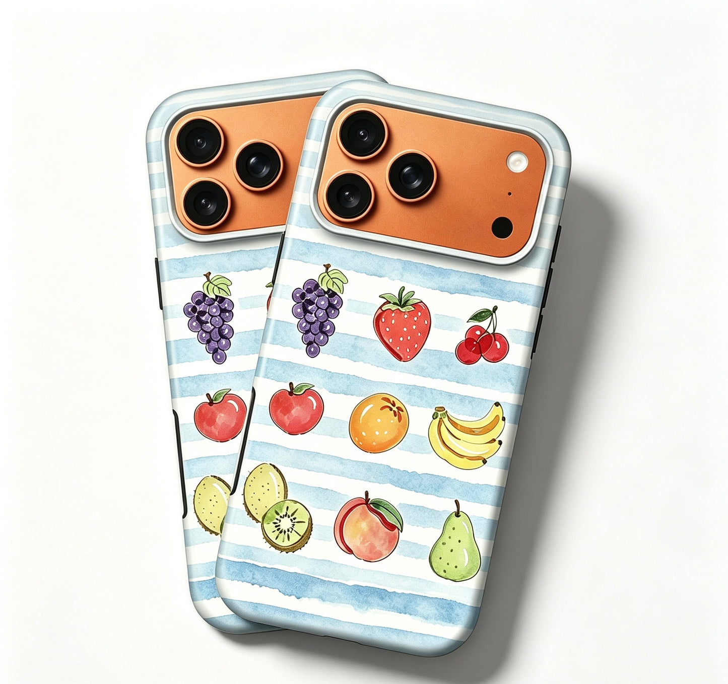For iPhone 17 Pro Magsafe Case- Fruits Pattern Dual Layer Protection