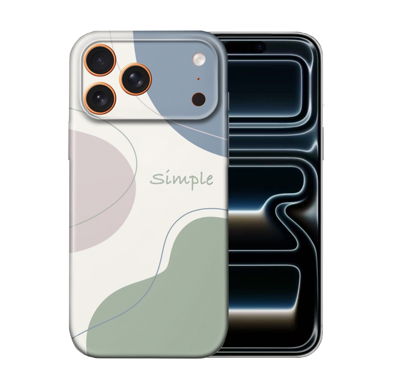 For iPhone 17 Pro Slim Lightweight Hard Case,Simple Pattern