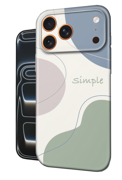 For iPhone 17 Pro Slim Lightweight Hard Case,Simple Pattern