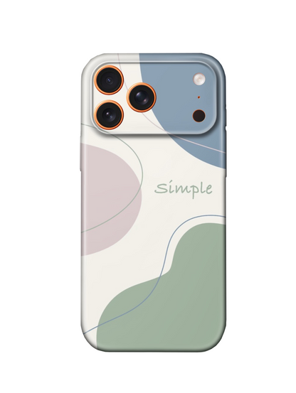 For iPhone 17 Pro Slim Lightweight Hard Case,Simple Pattern