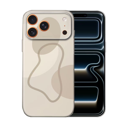 For iPhone 17 Pro Slim Case with Camera Lens Protection,Stretched Circle Pattern