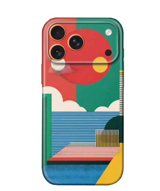 For iPhone 17 Pro Max Slim Case with Camera Lens Protection, ColourCloud Pattern