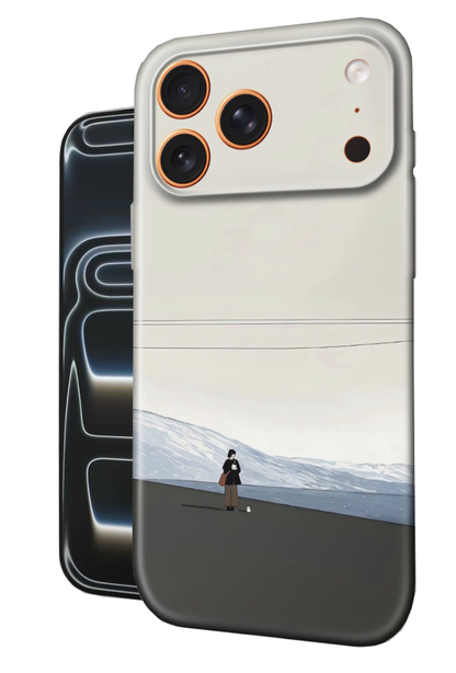 For iPhone 17 Pro Max Slim Case with Camera Lens Protection, Greysky Pattern