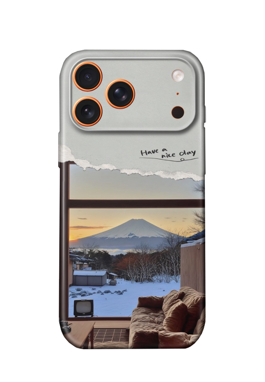 For iPhone 17 Pro Slim Case with Camera Lens Protection, Winter Pattern