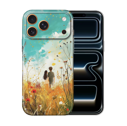 For iPhone 17 Pro Slim Case with Camera Lens Protection- AutumGrass Pattern