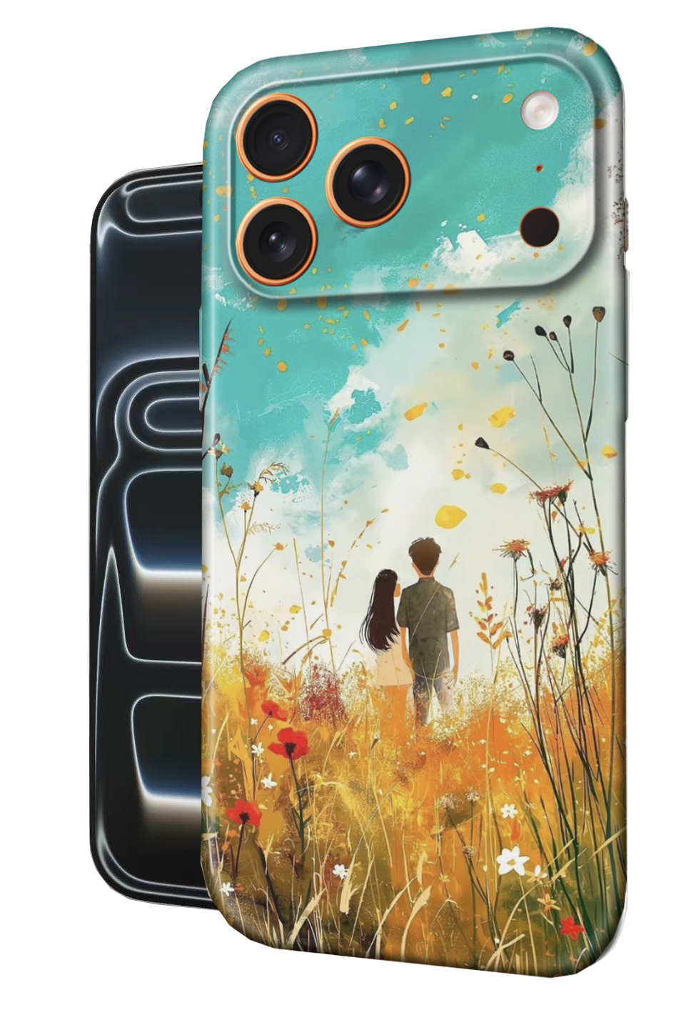For iPhone 17 Pro Slim Case with Camera Lens Protection- AutumGrass Pattern