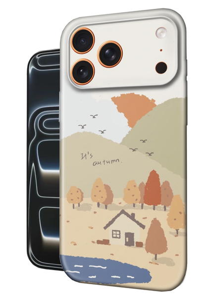 For iPhone 17 Pro Slim Case -AutumnVillage Pattern