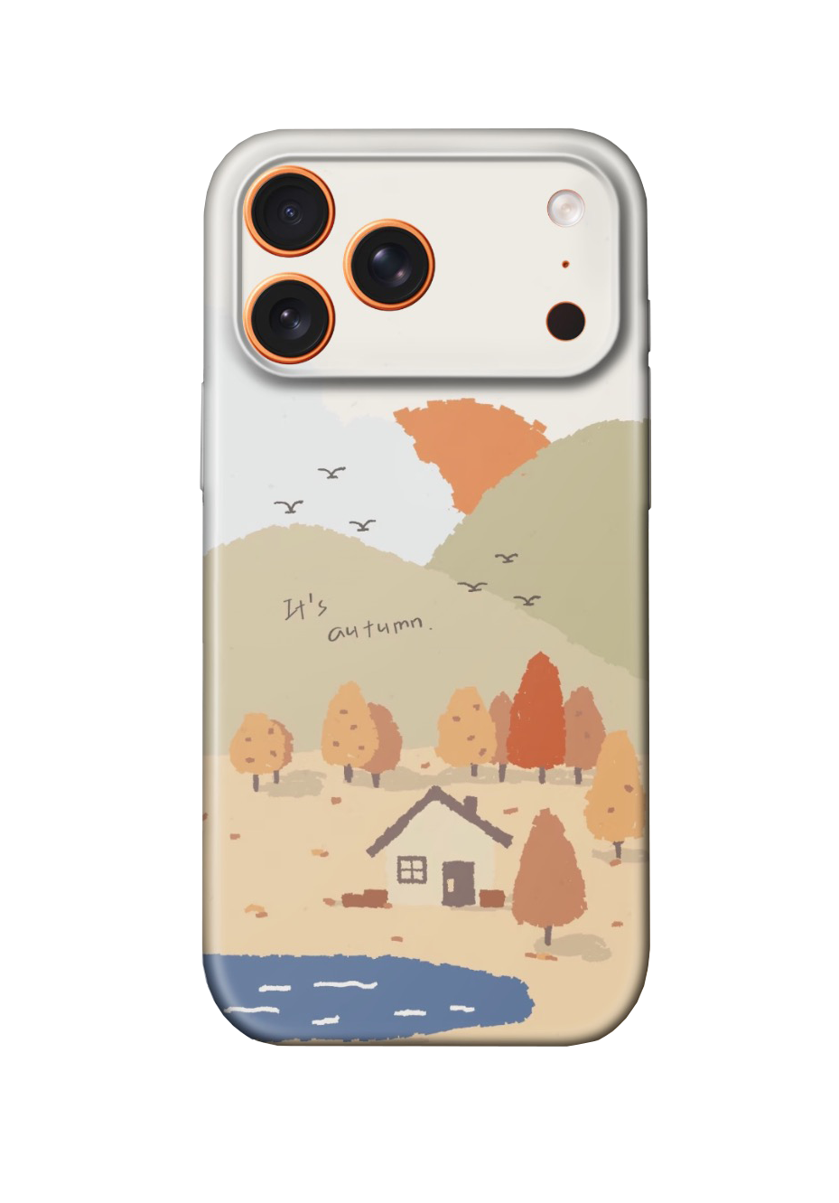 For iPhone 17 Pro Slim Case -AutumnVillage Pattern