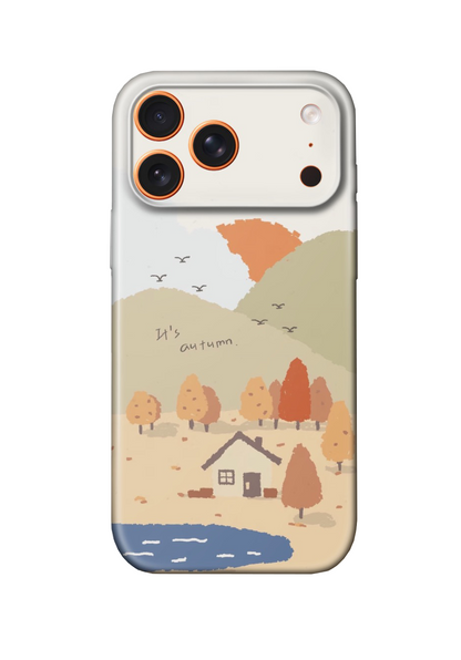 For iPhone 17 Pro Slim Case -AutumnVillage Pattern