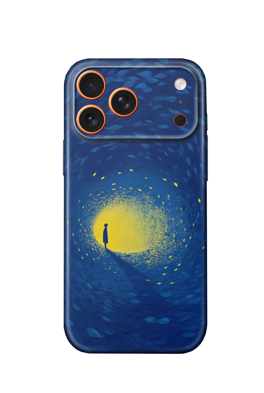 For iPhone 17 Pro Max Slim Case with Camera Lens Protection- Lights Pattern