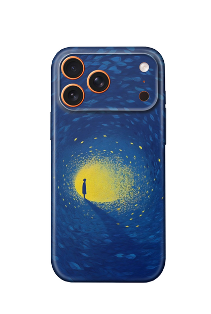 For iPhone 17 Pro Max Slim Case with Camera Lens Protection- Lights Pattern