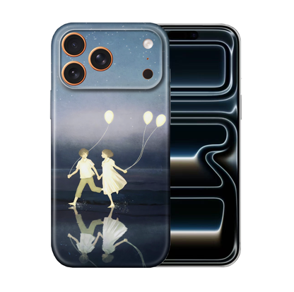 For iPhone 17 Pro Slim Case with Camera Lens Protection- Nightofstars Pattern