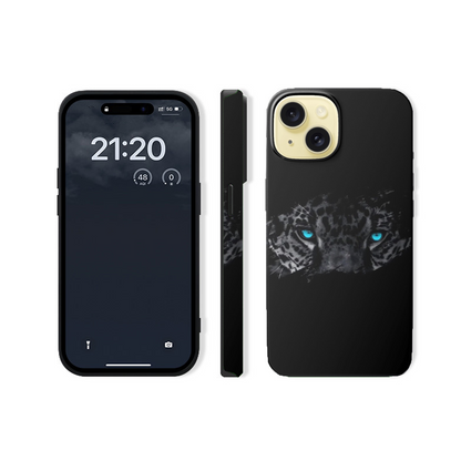 For iPhone 13 Dual layers Protective Magsafe case,Leopard2 Pattern
