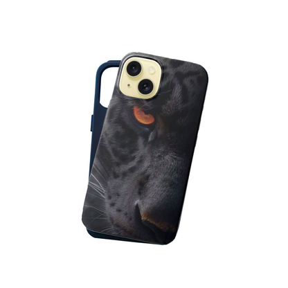 For iPhone 13 Dual layers Protective Magsafe case,Leopard4 Pattern