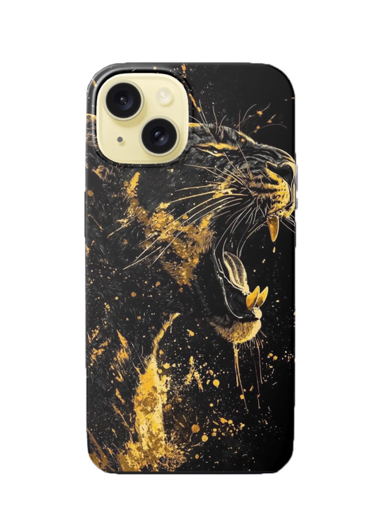 For iPhone 14 Dual layers Protective Magsafe case,Leopard3 Pattern