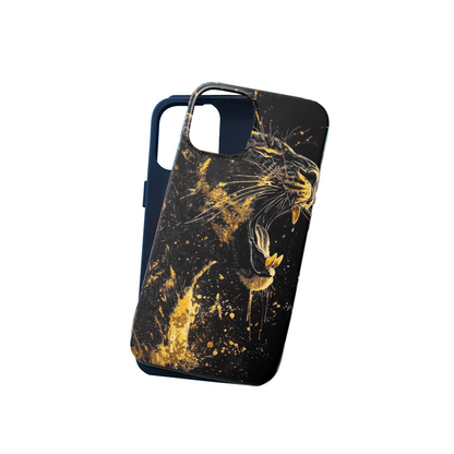 For iPhone 13 Dual layers Protective Magsafe case,Leopard3 Pattern