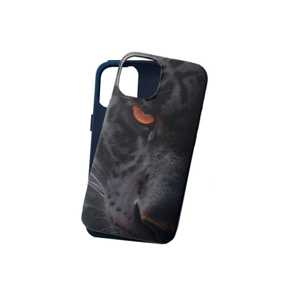 For iPhone 13 Dual layers Protective Magsafe case,Leopard4 Pattern