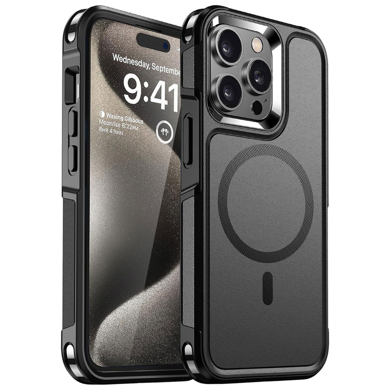For iPhone 16 MagSafe Case Heavy Duty Shockproof Rugged Cover