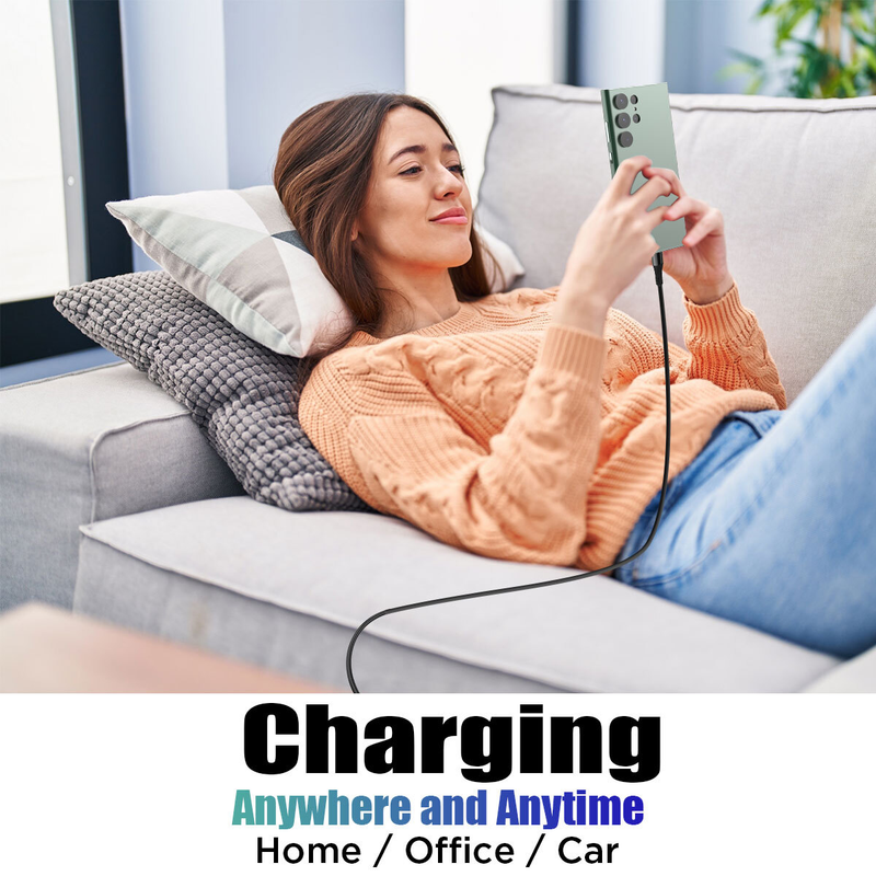 2 x Type C to USB-C Cable  Fast Charging Cable with LED Display For iPhone 16 15 and Samsung