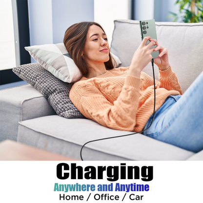 2 x Type C to USB-C Cable  Fast Charging Cable with LED Display For iPhone 16 15 and Samsung