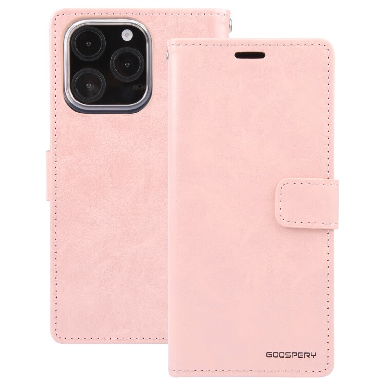 Flip Wallet Case for iPhone 15 ,Rosegold
