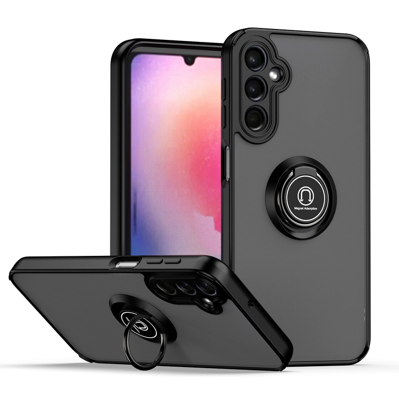 For Samsung A26 5G Case With Car Mount Magnetic Ring Shockproof Cover