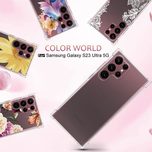 For Samsung Galaxy S25 Ultra Edge S24 S23 S21 Flexible Clear Shockproof  TPU case