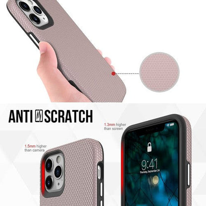 For iPhone 13 Pro Shockproof Case Rugged Rosegold Case