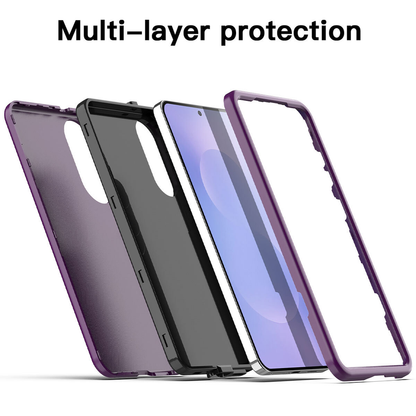 For Samsung Galaxy S21 Ultra Shockproof Heavy Duty Case ,Purple