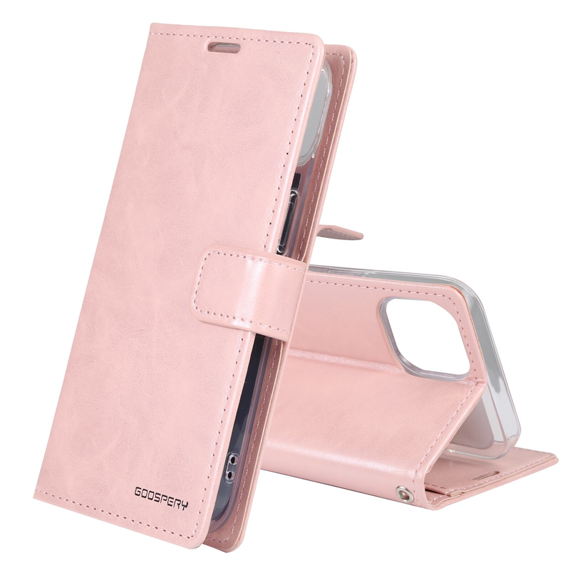 Flip Wallet Case for iPhone 15 ,Rosegold